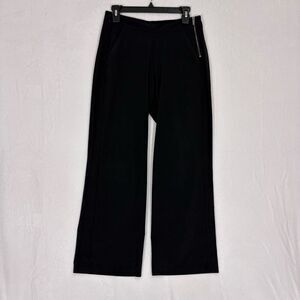 Athleta Black High Waisted Wide Leg Dress‎ Pants Size 2